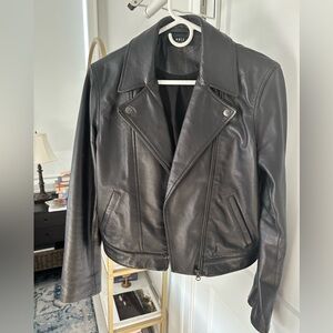 Able Maha Black Leather Jacket
